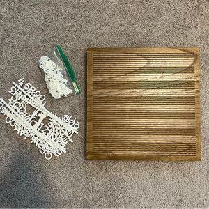 Threshold Wood Letter Board